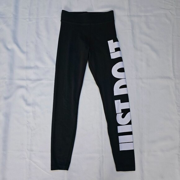Nike Sportswear Essential High-Waisted Graphic Just Do It Leggings Size Small - Picture 5 of 15